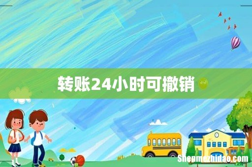 转账24小时可撤销