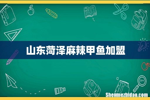 山东菏泽麻辣甲鱼加盟