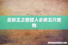 巫妖王之怒猎人必抓五只宠物