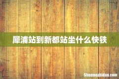 犀浦站到新都站坐什么快铁