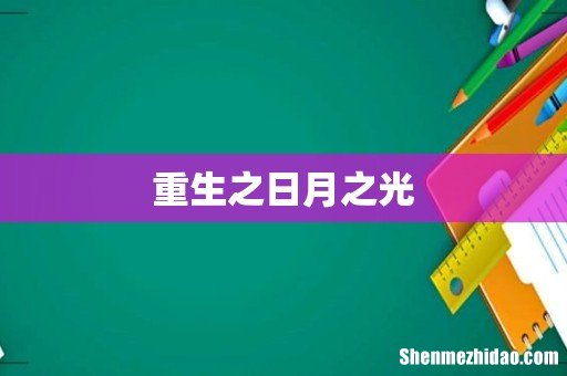 重生之日月之光