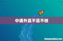 中通外直不蔓不枝