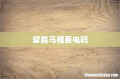 智能马桶费电吗