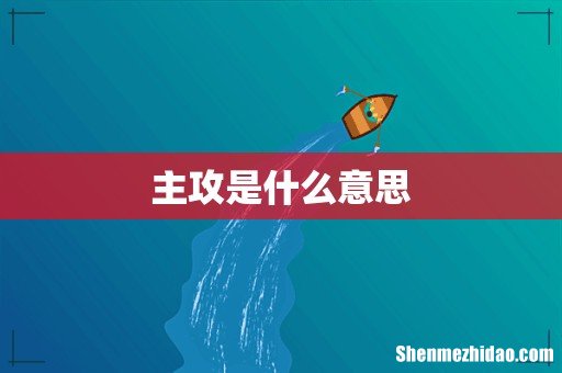 主攻是什么意思