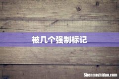 被几个强制标记