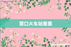 营口火车站里面