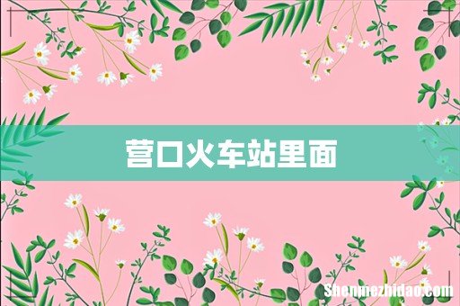 营口火车站里面