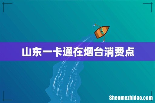 山东一卡通在烟台消费点