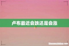 卢布最近会跌还是会涨