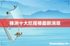 株洲十大烂尾楼最新消息