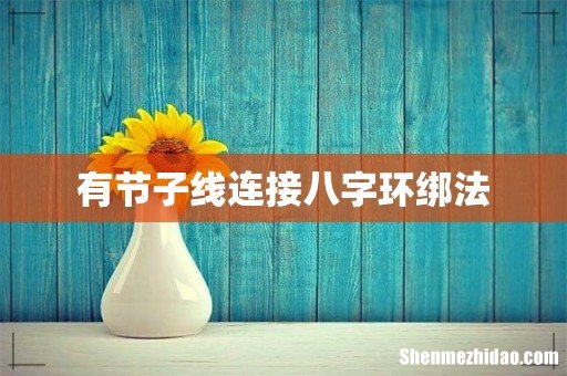 有节子线连接八字环绑法