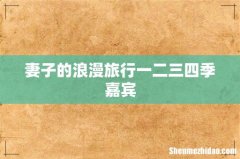 妻子的浪漫旅行一二三四季嘉宾