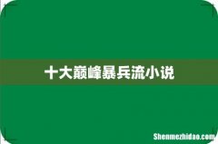 十大巅峰暴兵流小说