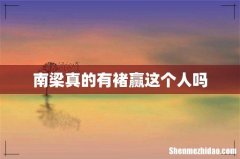 南梁真的有褚赢这个人吗