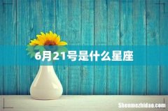 6月21号是什么星座