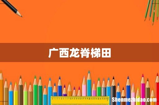广西龙脊梯田