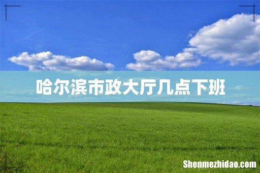 哈尔滨市政大厅几点下班