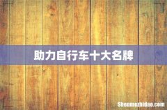 助力自行车十大名牌