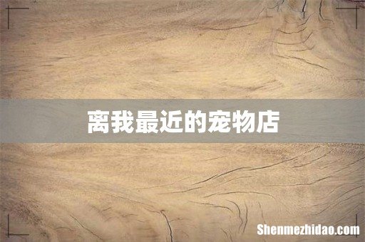 离我最近的宠物店