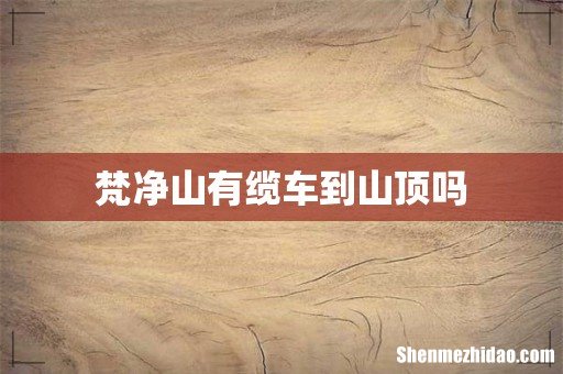 梵净山有缆车到山顶吗
