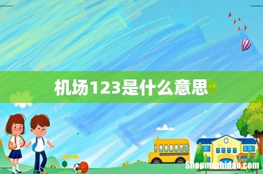 机场123是什么意思