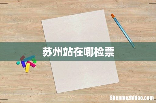 苏州站在哪检票