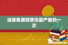 谜案集展昭受伤最严重的一次