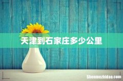 天津到石家庄多少公里
