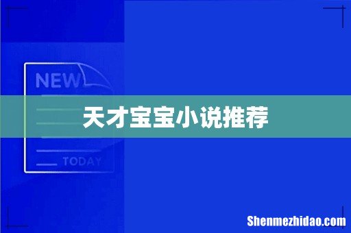 天才宝宝小说推荐