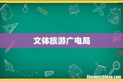 文体旅游广电局
