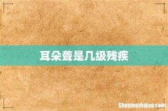 耳朵聋是几级残疾