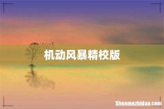机动风暴精校版