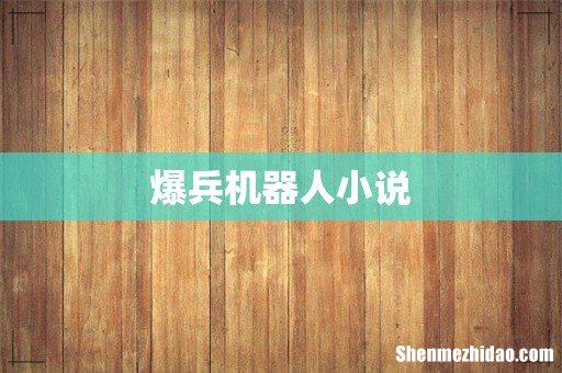 爆兵机器人小说