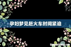 孕妇梦见赶火车时间紧迫