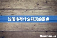 沈阳市有什么好玩的景点
