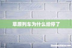 草原列车为什么给停了