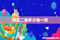购买二胡多少钱一把