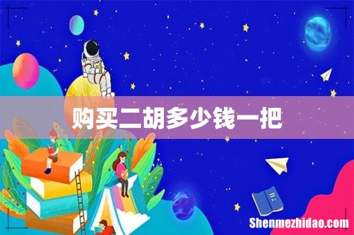 购买二胡多少钱一把