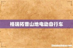 格瑞拓普山地电动自行车