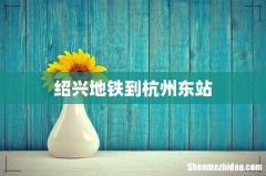 绍兴地铁到杭州东站