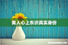 离人心上东识真实身份