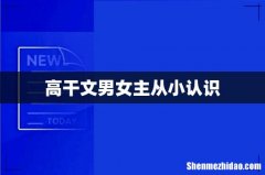 高干文男女主从小认识