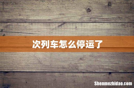 次列车怎么停运了