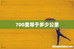 700里等于多少公里