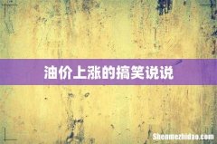 油价上涨的搞笑说说