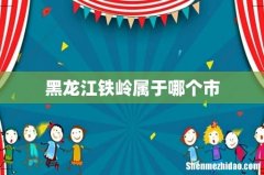 黑龙江铁岭属于哪个市