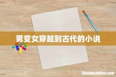 男变女穿越到古代的小说