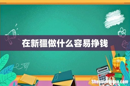 在新疆做什么容易挣钱