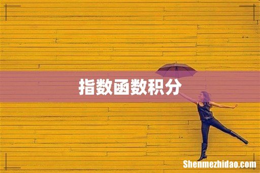 指数函数积分