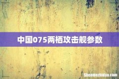 中国075两栖攻击舰参数